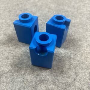 Hape Quadrilla Marble Run Replacement Pieces 3 Blue Tower Blocks Chute Parts